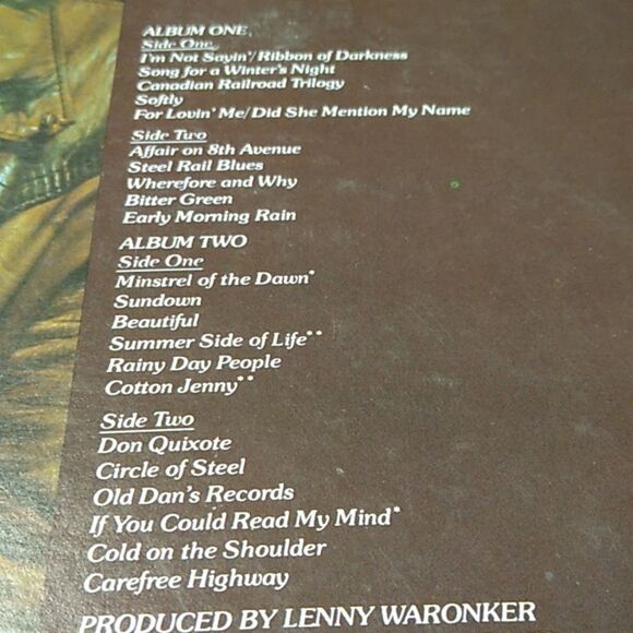 Gord's Gold Vinyl Record Gordon Lightfoot - Picture 7 of 15